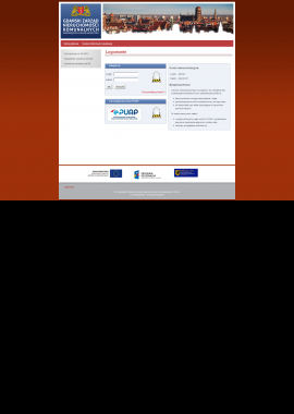 screenshot of https://secure.gznk.pl/websil/