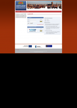 screenshot of https://secure.gznk.pl/websil/