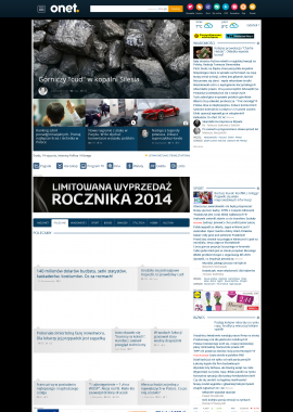screenshot of http://onet.pl