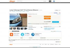 screenshot of http://allegro.pl/lampy-volkswagen-golf-7-vii-led-kseneon-biksenon-i5174625805.html
