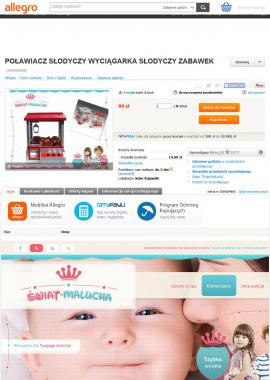 screenshot of http://allegro.pl/polawiacz-slodyczy-wyciagarka-slodyczy-zabawek-i5059564906.html