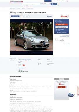 screenshot of http://otomoto.pl/alfa-romeo-giulietta-2-0-jtd-170km-salon-polska-exclusive-C36451702.html
