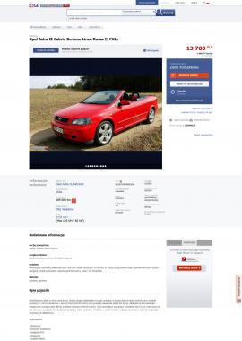 screenshot of http://otomoto.pl/opel-astra-ii-cabrio-bertone-linea-rossa-full-C35996615.html