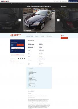 screenshot of http://otomoto.pl/mercedes-benz-c-200-w204-cdi-elegance-C36637462.html