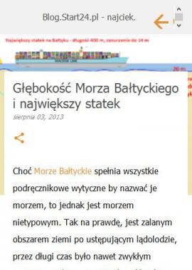 screenshot of http://start24.blogspot.com/2013/08/gebokosc-morza-batyckiego-i-najwiekszy.html?m=1