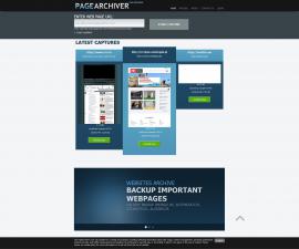screenshot of http://www.pagearchiver.com