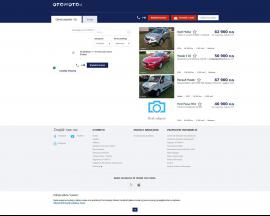 screenshot of https://automark-lodz.otomoto.pl/