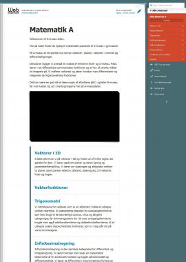 screenshot of https://www.webmatematik.dk/lektioner/matematik-a