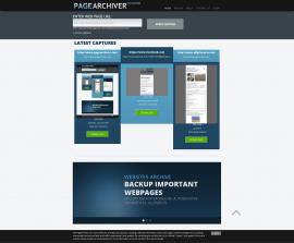 screenshot of http://www.pagearchiver.com/